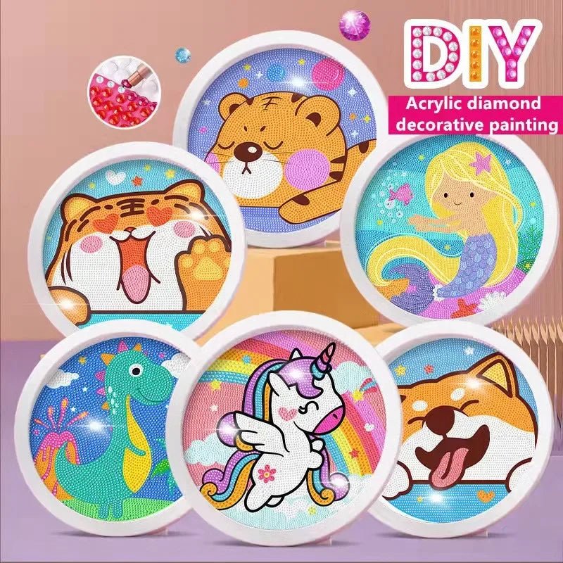 Quadro Pintura com Diamantes - Brinquedo Montessori #Product_type# - Desenvolvimento infantil