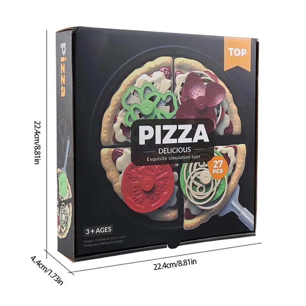 Kit Pizza de Brinquedo - Lançamento - Brinquedo Montessori #Product_type# - Desenvolvimento infantil
