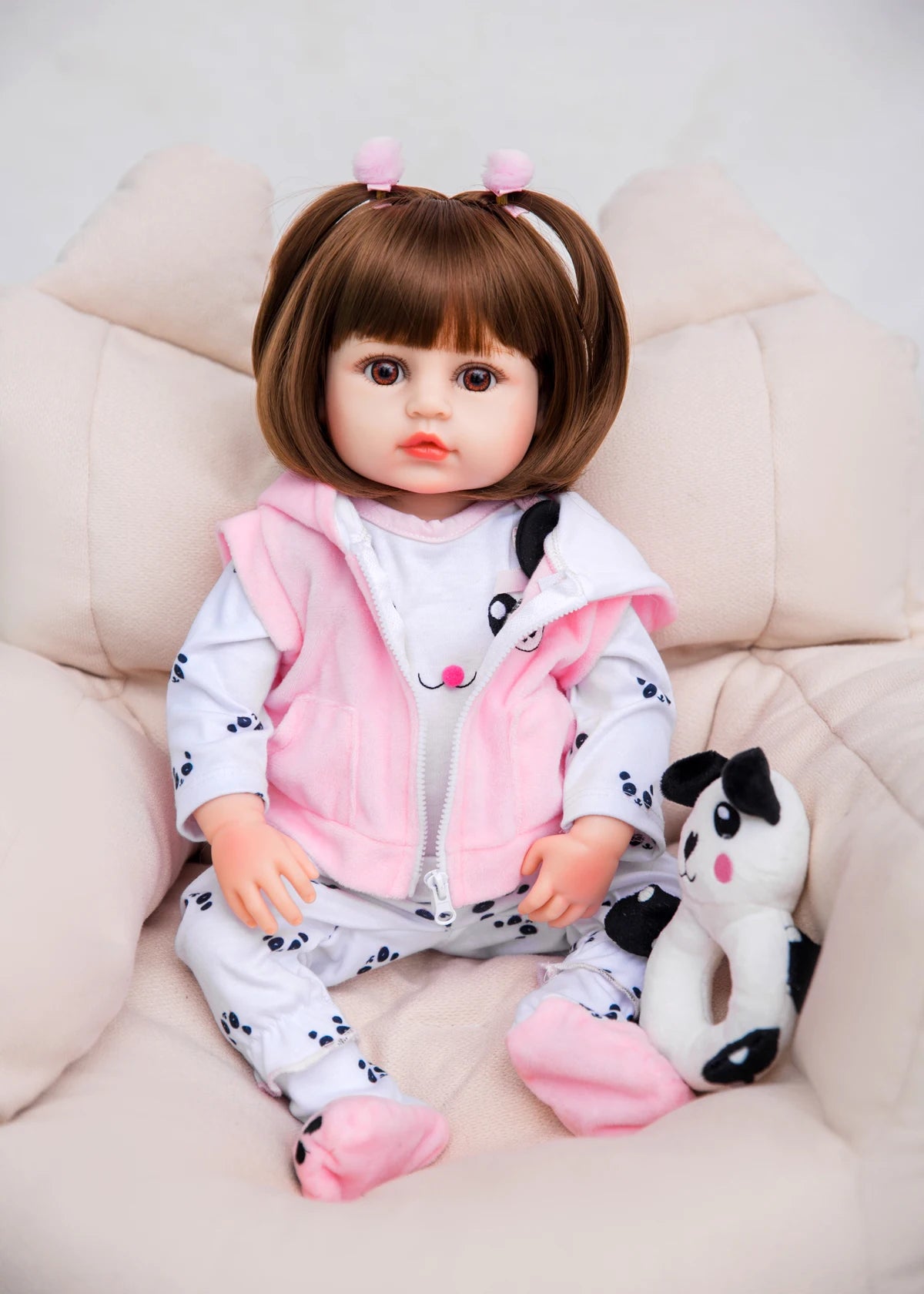Boneca Reborn Brastoy - Brinquedo Montessori #Product_type# - Desenvolvimento infantil