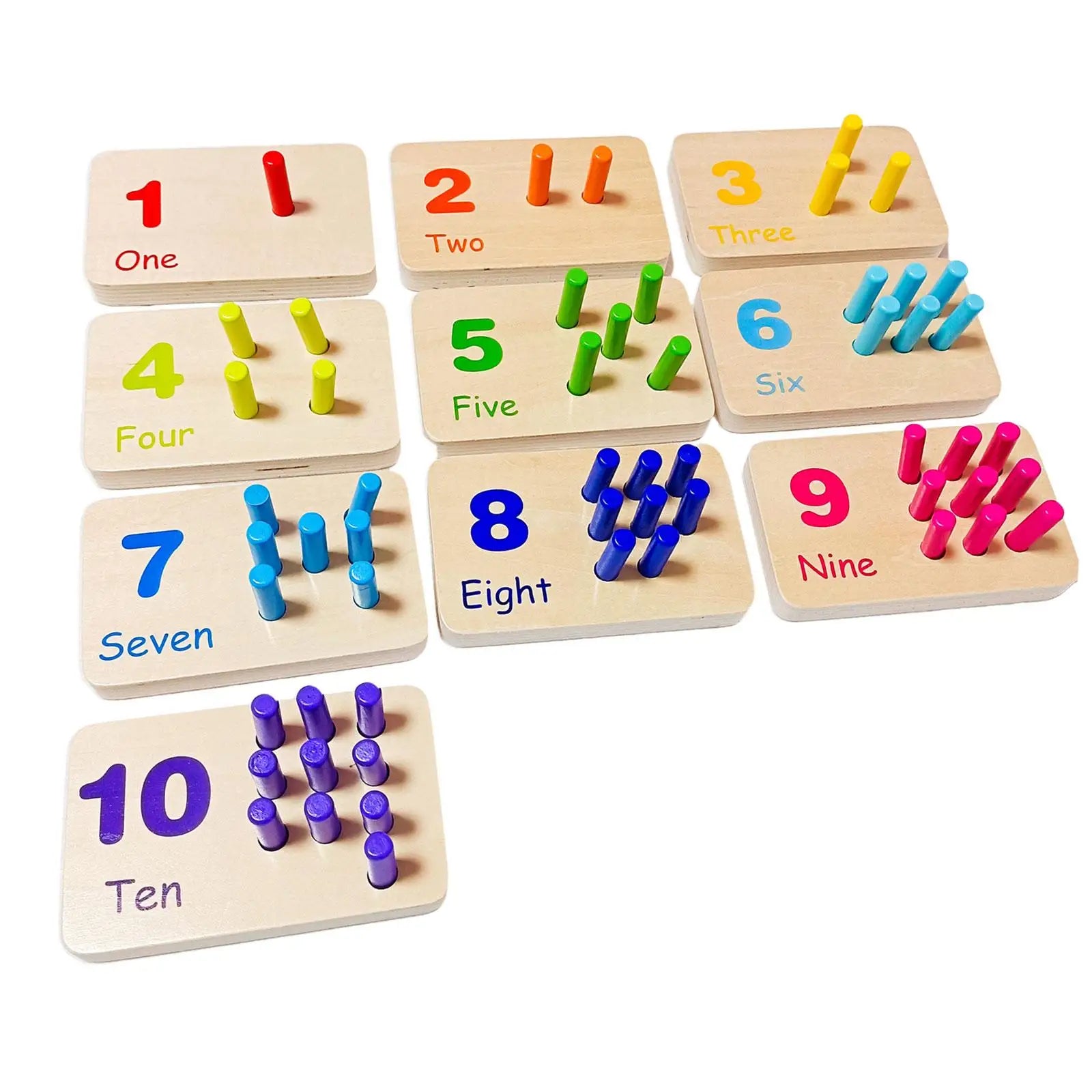 Tabuleiro de Contagem Montessori - Brinquedo Montessori #Product_type# - Desenvolvimento infantil