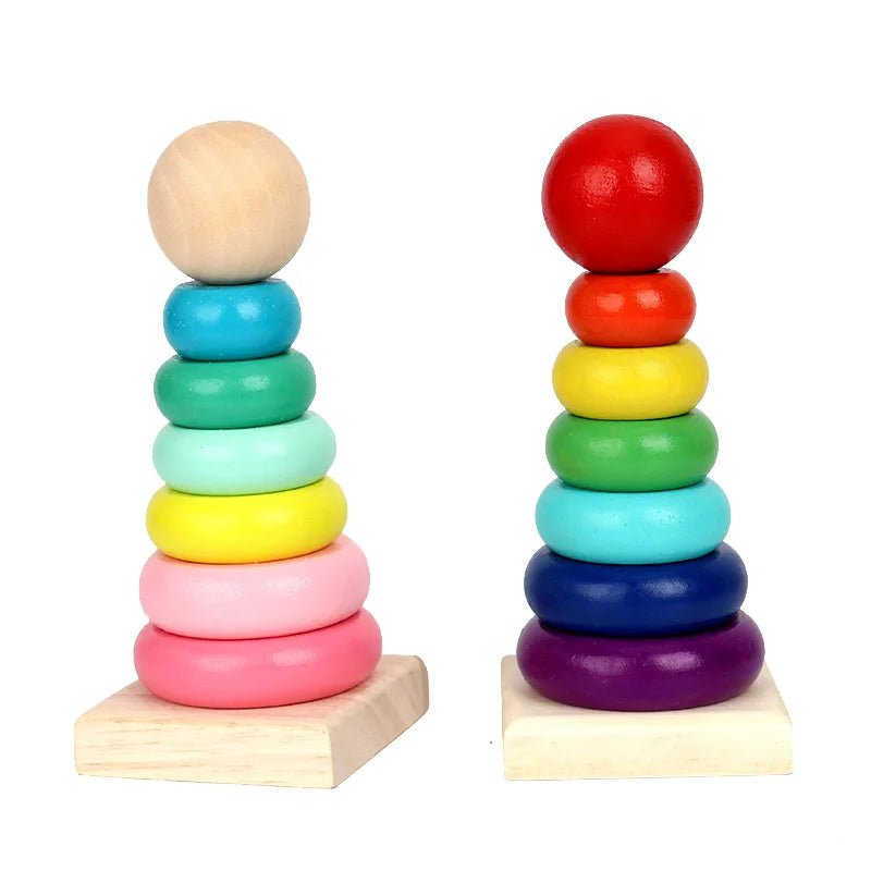 Torre de Anéis Empilháveis Montessori - Brinquedo Montessori #Product_type# - Desenvolvimento infantil