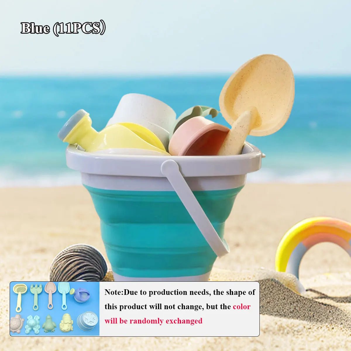 Balde e Acessórios Praia - Brinquedo Montessori #Product_type# - Desenvolvimento infantil