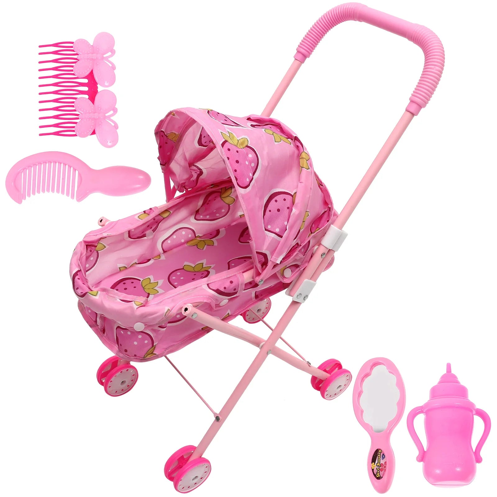 Carrinho Boneca + Brindes - Brinquedo Montessori #Product_type# - Desenvolvimento infantil