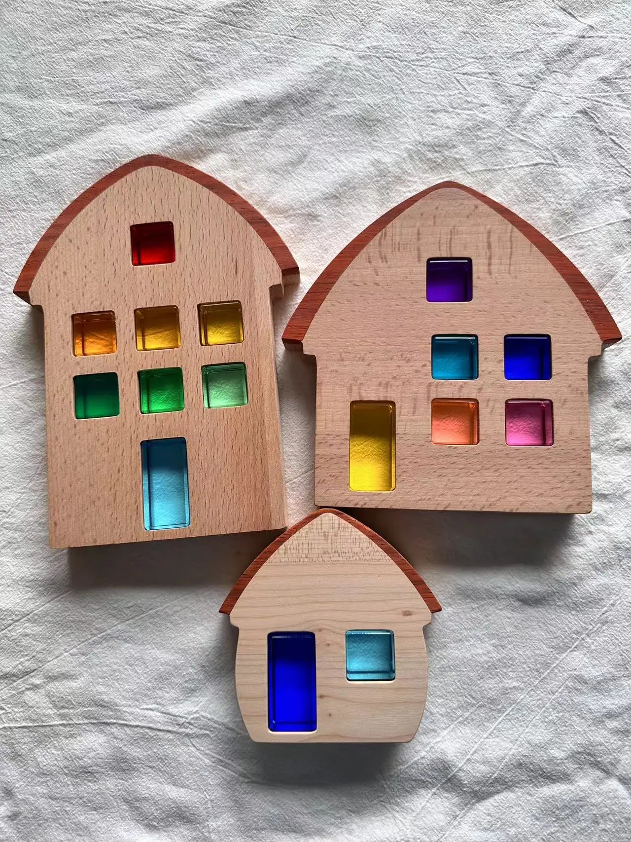 Casa de Madeira Montessori - Brinquedo Montessori #Product_type# - Desenvolvimento infantil