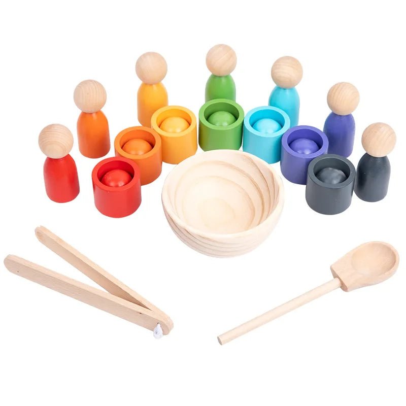 Jogo Montessori de Classificação de Cores - Brinquedo Montessori #Product_type# - Desenvolvimento infantil