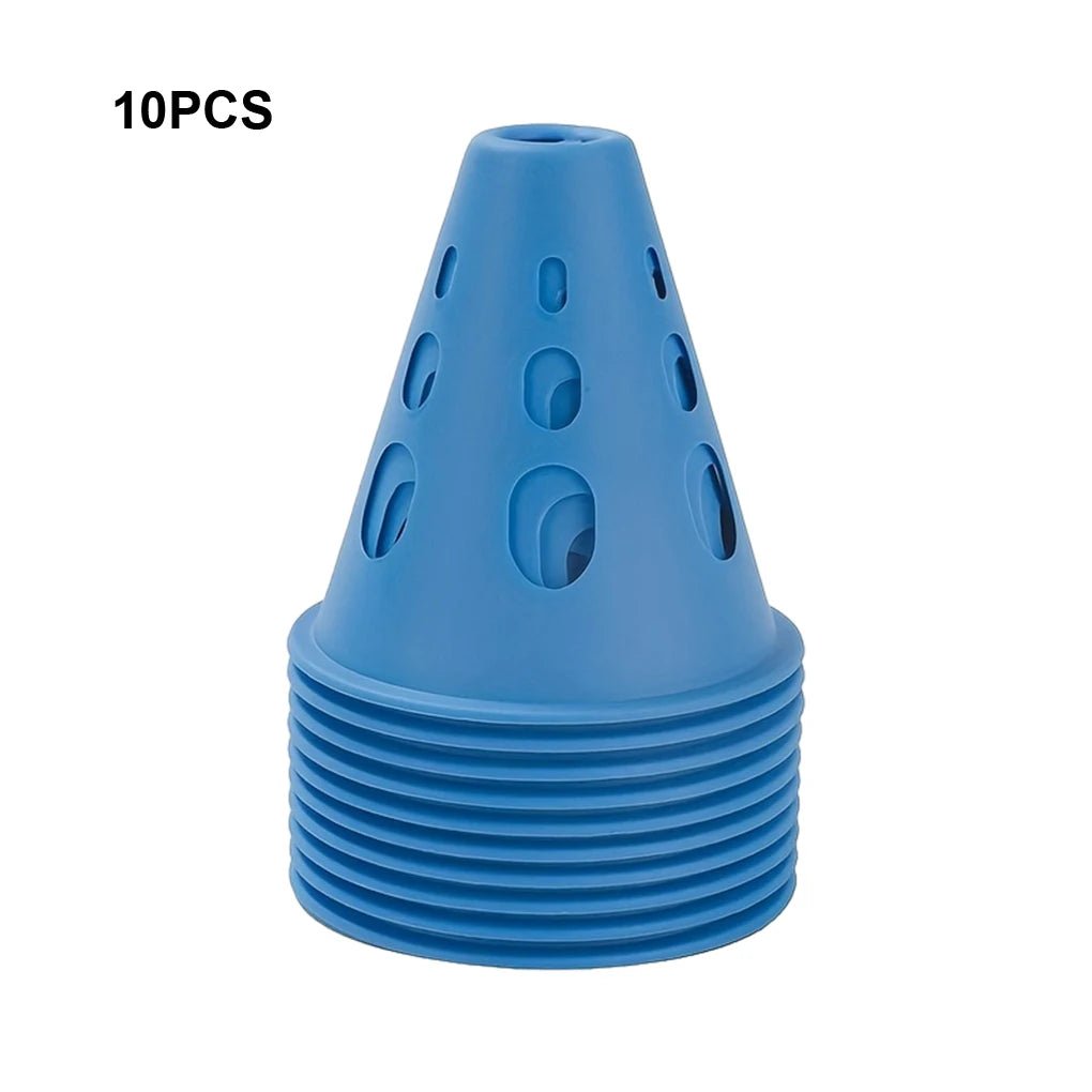 Kit 10 Cones de Plástico Coloridos para Treinamento - Brinquedo Montessori #Product_type# - Desenvolvimento infantil
