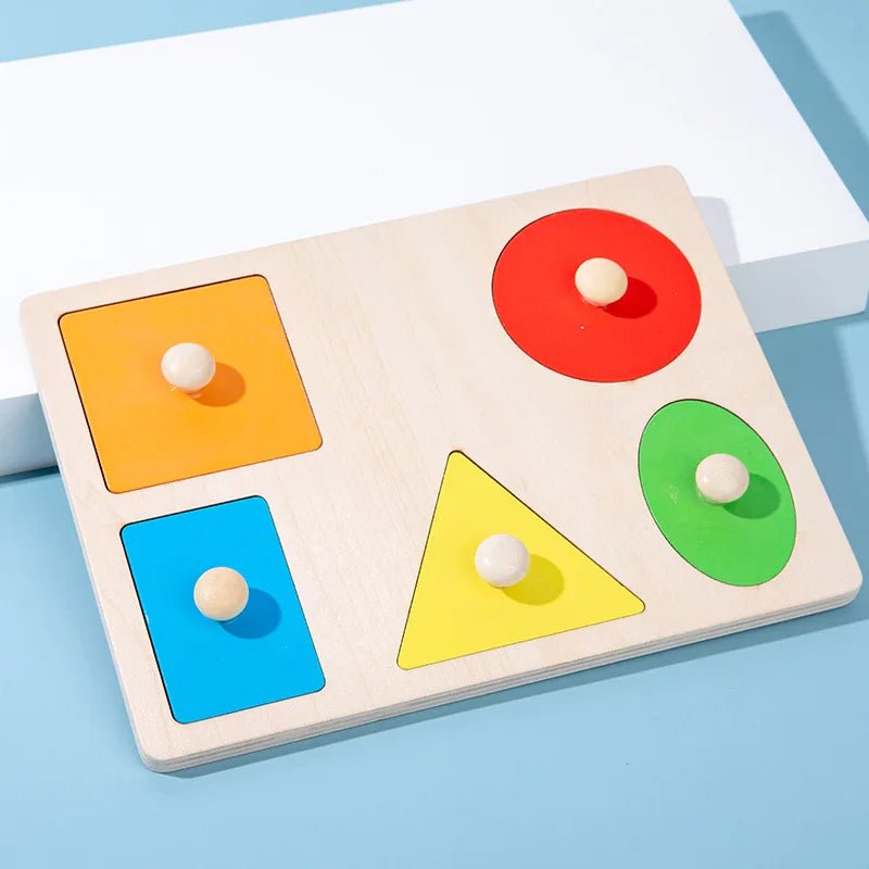 Tabuleiro Montessori de Formas e Cores - Brinquedo Montessori #Product_type# - Desenvolvimento infantil