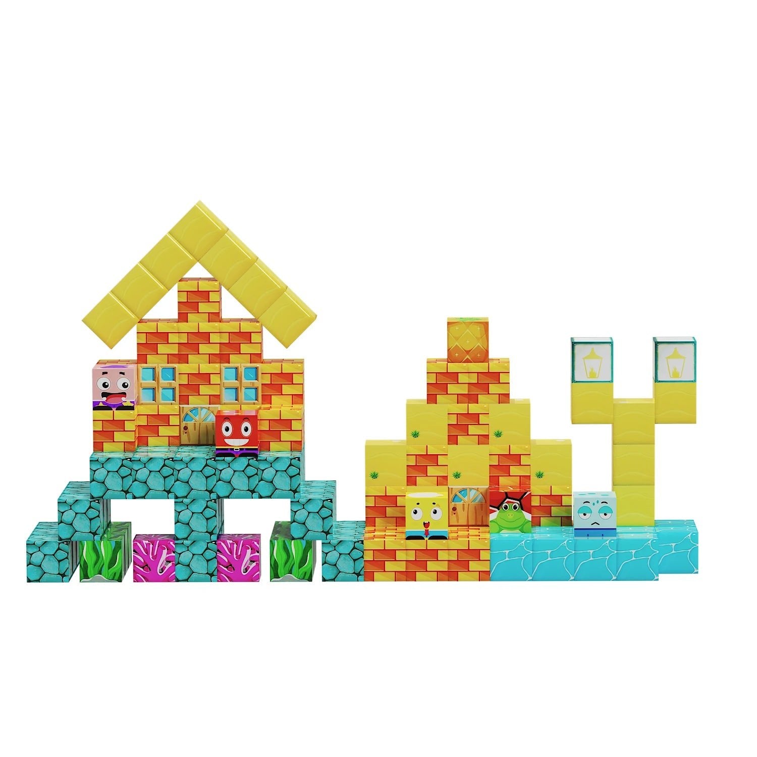 Blocos Magnéticos Ocean - Brinquedo Montessori #Product_type# - Desenvolvimento infantil