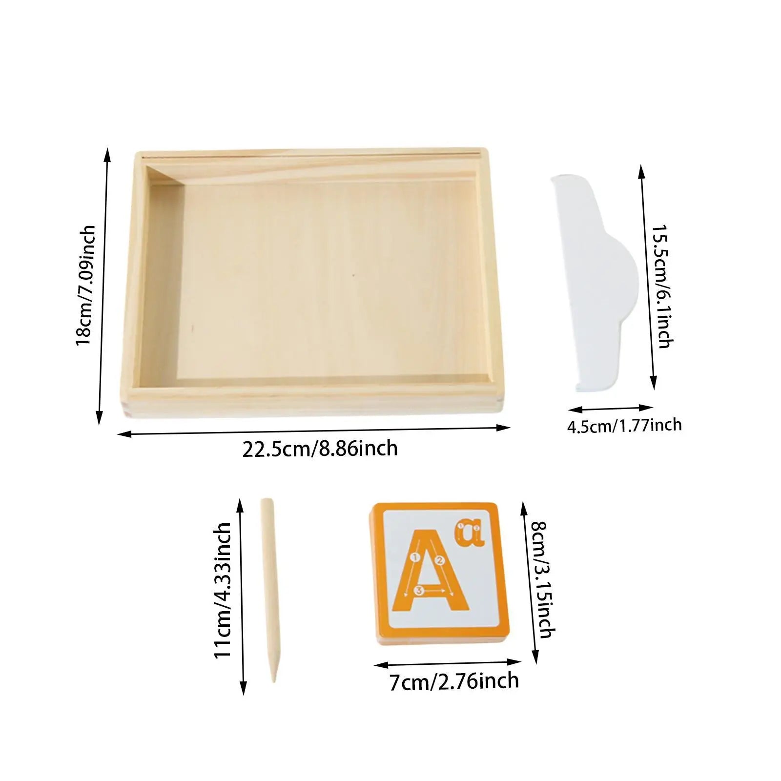 Tabuleiro de Areia Montessori