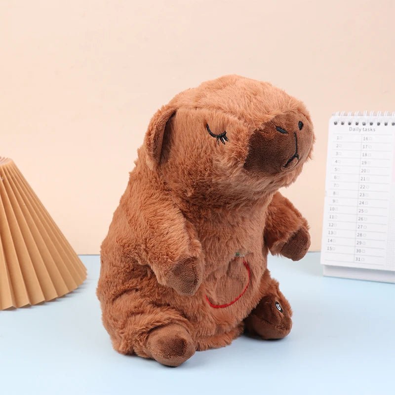 Pelúcia Baby Capivara Respira - Brinquedo Montessori #Product_type# - Desenvolvimento infantil
