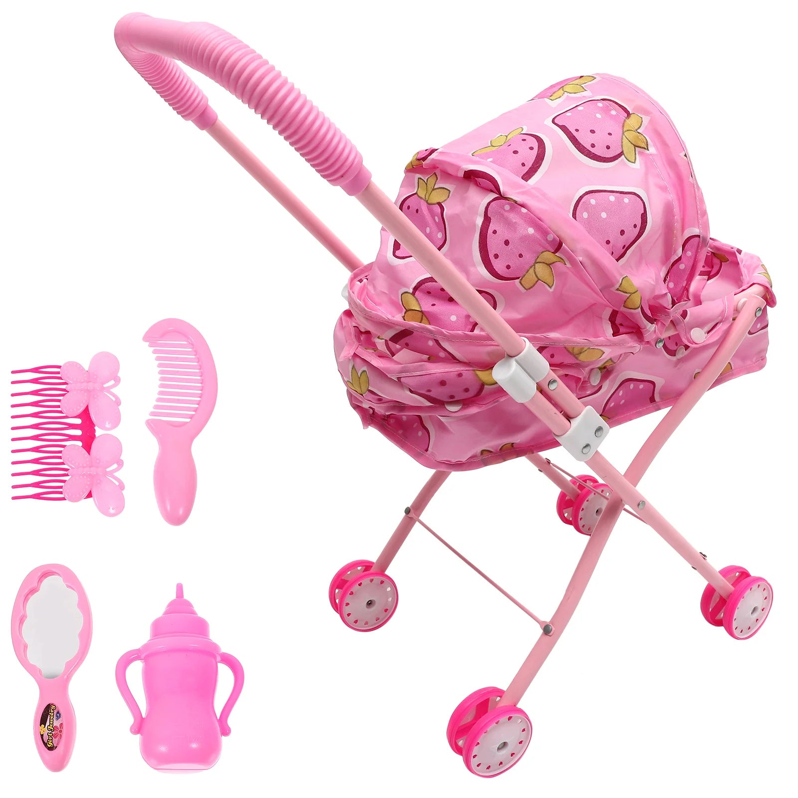 Carrinho Boneca + Brindes - Brinquedo Montessori #Product_type# - Desenvolvimento infantil