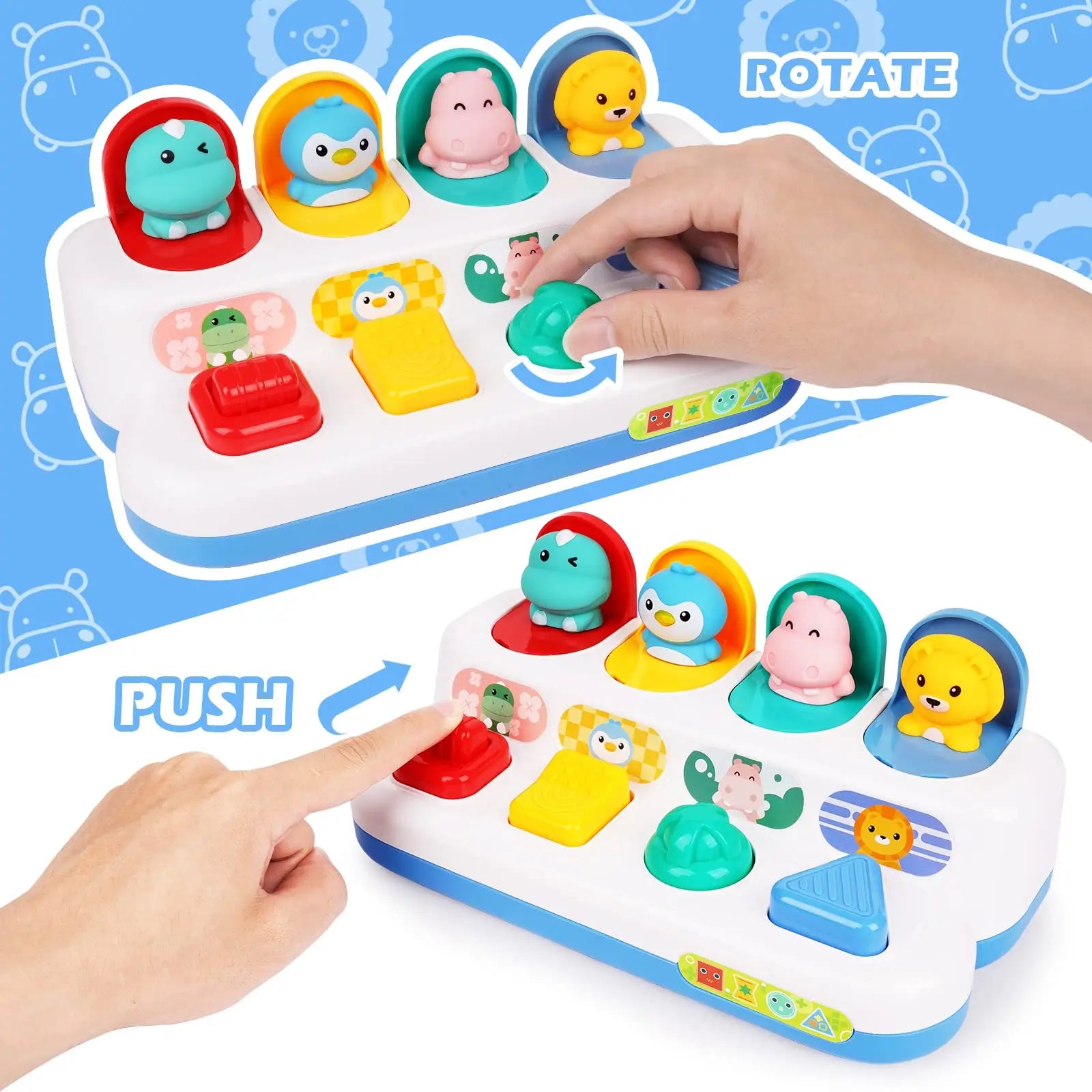 Brinquedo Interativo Pop Up - Brinquedo Montessori #Product_type# - Desenvolvimento infantil