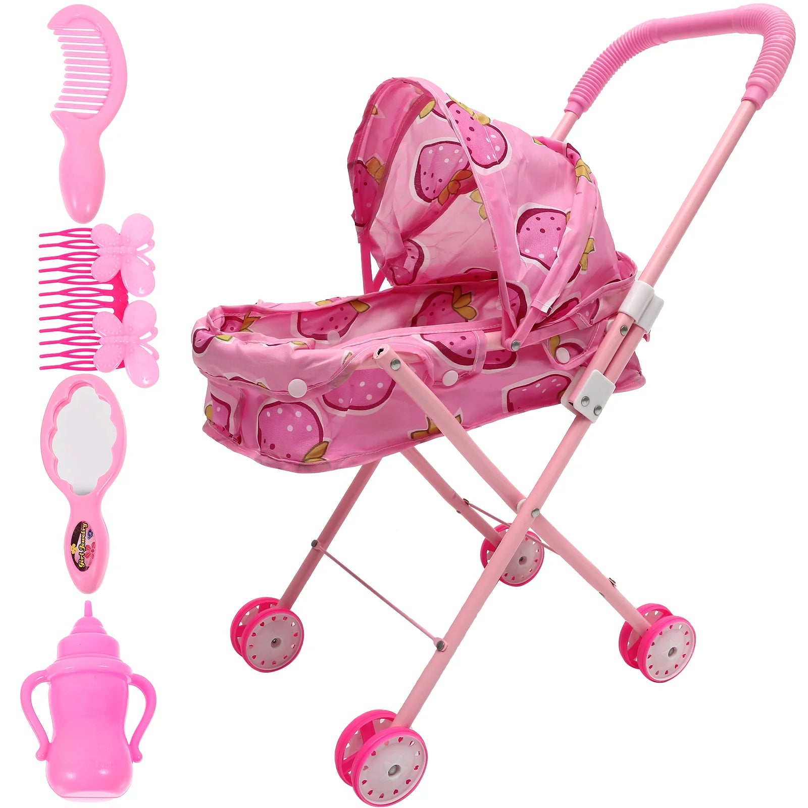 Carrinho Boneca + Brindes - Brinquedo Montessori #Product_type# - Desenvolvimento infantil