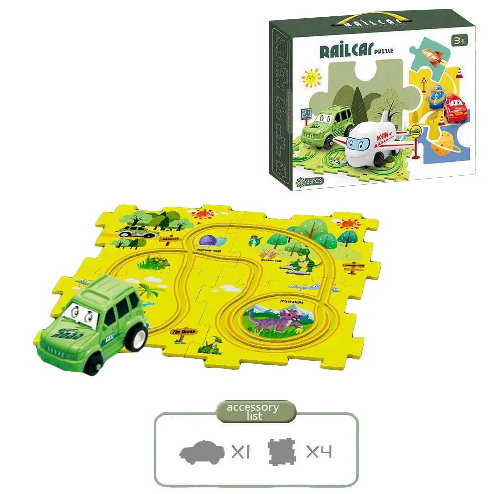 Quebra - Cabeça de Pista - Frete Grátis - Brinquedo Montessori #Product_type# - Desenvolvimento infantil