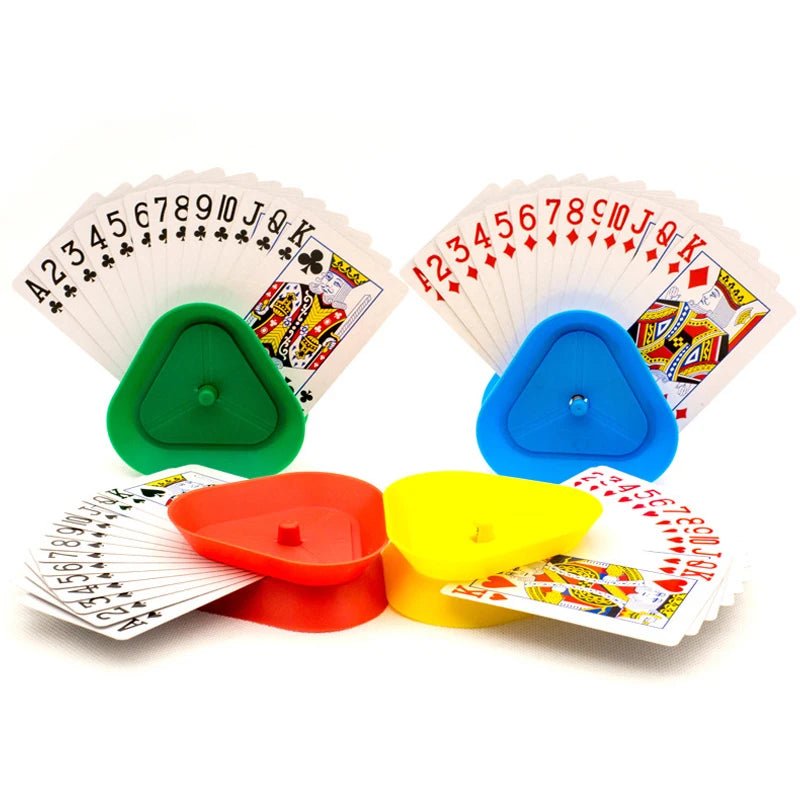 Kit de 4 Suportes para Cartas Baralho - Brinquedo Montessori #Product_type# - Desenvolvimento infantil