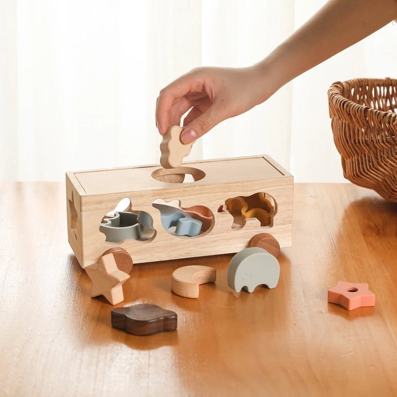 Carro de Encaixe Montessori - Brinquedo Montessori #Product_type# - Desenvolvimento infantil