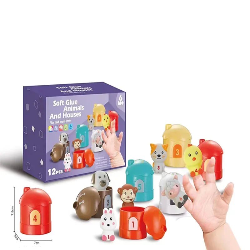 Brinquedo Educativo - Fazendinha Divertida - Brinquedo Montessori #Product_type# - Desenvolvimento infantil
