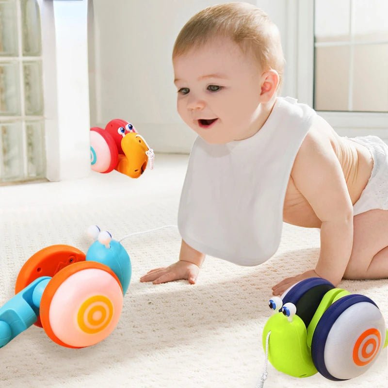 Caracol com Som e Luzes - Brinquedo Montessori #Product_type# - Desenvolvimento infantil