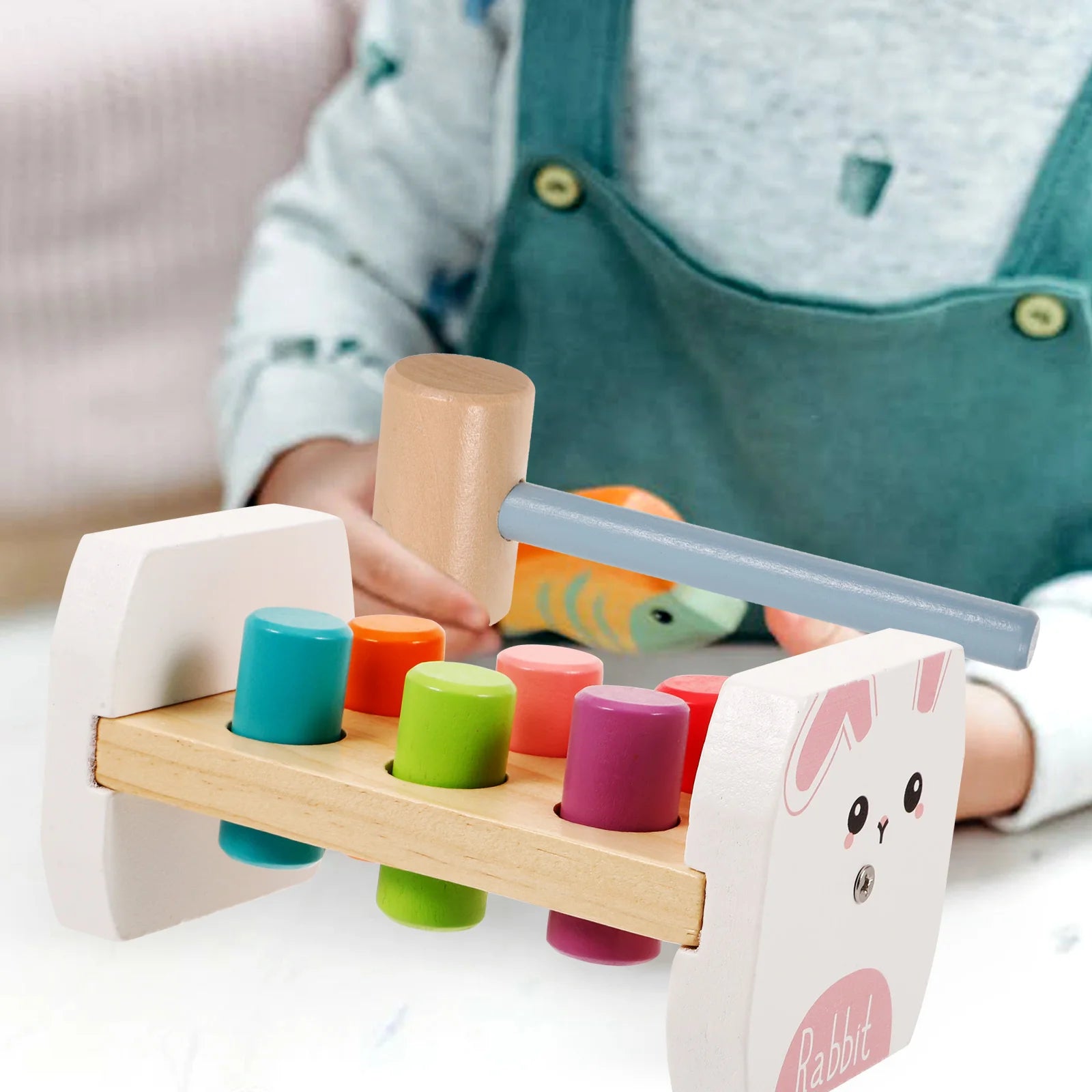 Brinquedo Educativo de Martelinho - Brinquedo Montessori #Product_type# - Desenvolvimento infantil