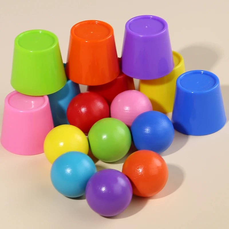 Jogo Montessori Cores e Equilibrio - Brinquedo Montessori #Product_type# - Desenvolvimento infantil