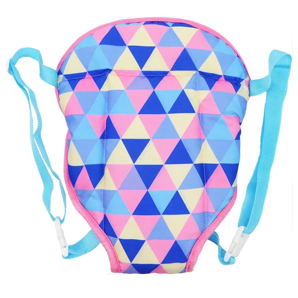 Mochila para Boneca - Brinquedo Montessori #Product_type# - Desenvolvimento infantil