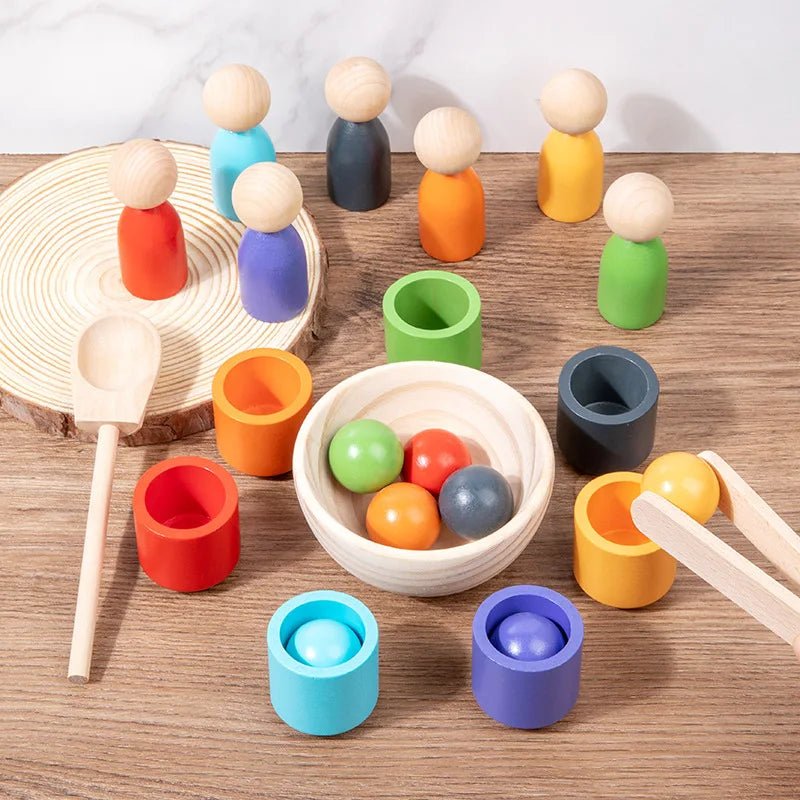 Jogo Montessori de Classificação de Cores - Brinquedo Montessori #Product_type# - Desenvolvimento infantil