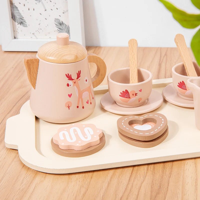 Brinquedo Kit Café da Tarde Madeira - Brinquedo Montessori #Product_type# - Desenvolvimento infantil