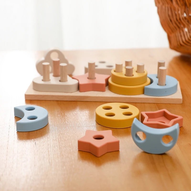 Carro de Encaixe Montessori - Brinquedo Montessori #Product_type# - Desenvolvimento infantil