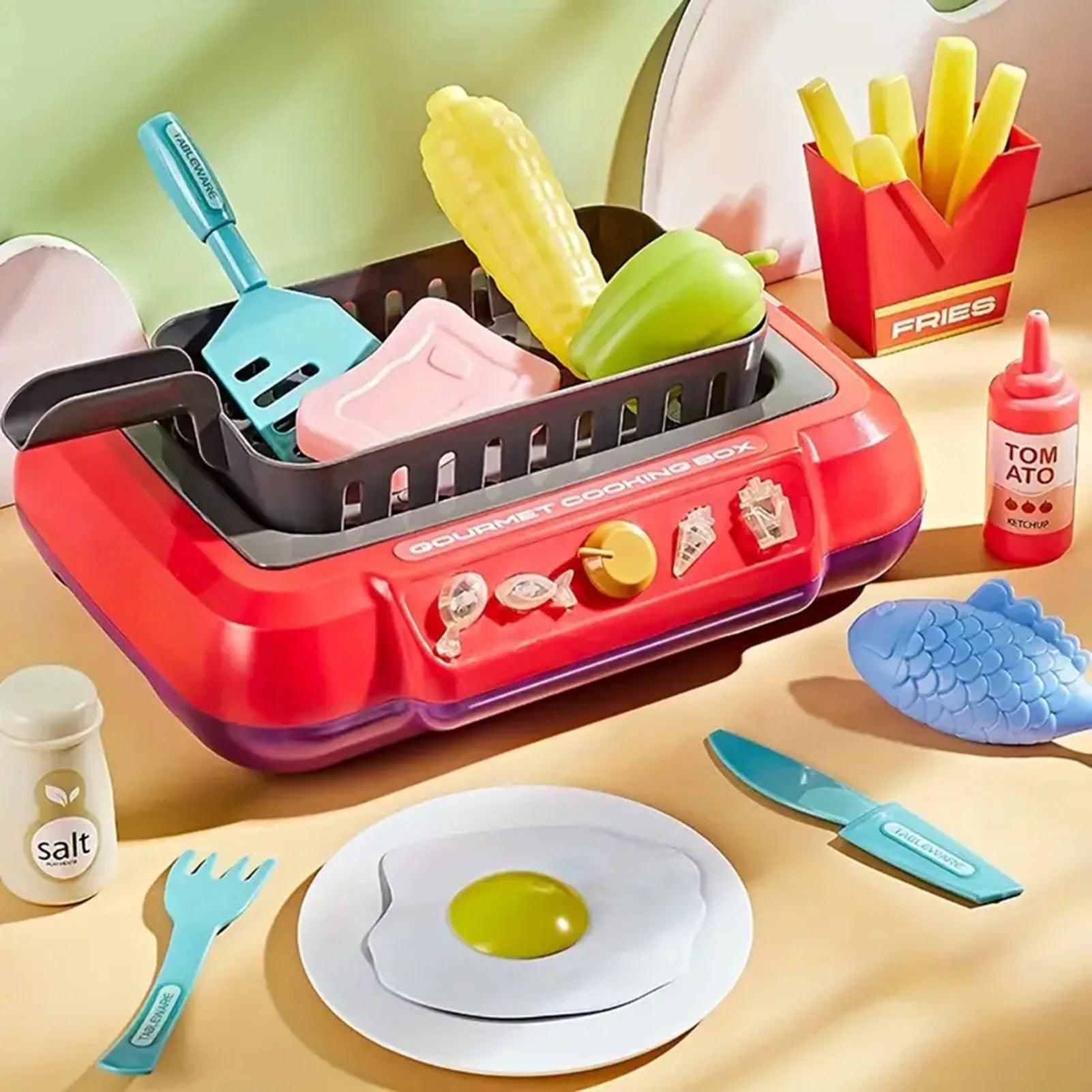 Fogão e Kit Chef de Cozinha - Brinquedo Montessori #Product_type# - Desenvolvimento infantil
