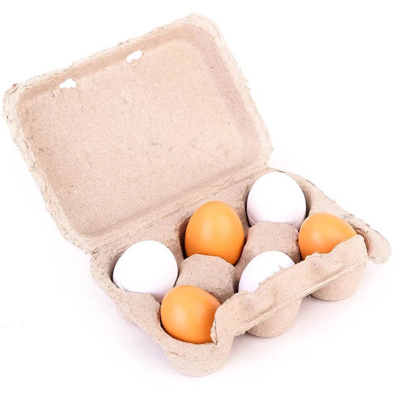 Kit de Ovos de Madeira - Brinquedo Montessori #Product_type# - Desenvolvimento infantil