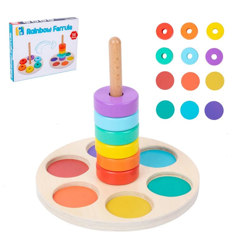 Torre Montessori em Madeira - Brinquedo Montessori #Product_type# - Desenvolvimento infantil