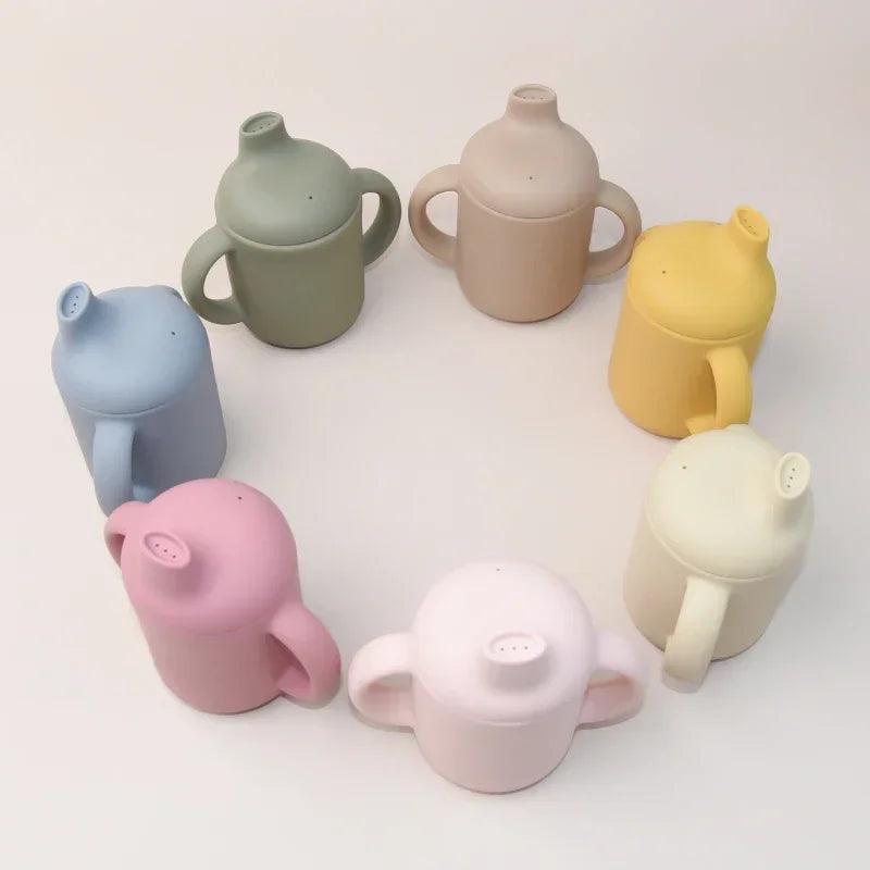 Copo de Silicone Bebê 120 ml - Aprendizado - Brinquedo Montessori #Product_type# - Desenvolvimento infantil