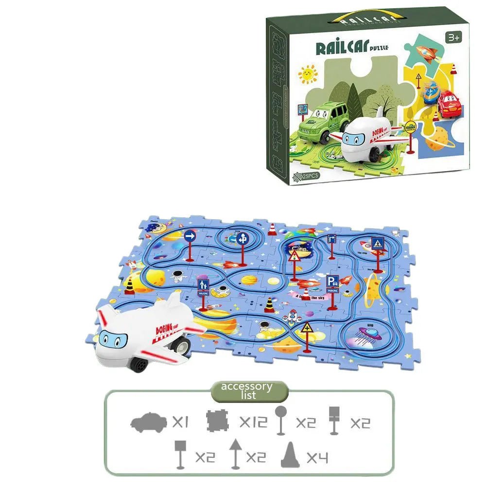 Quebra - Cabeça de Pista - Frete Grátis - Brinquedo Montessori #Product_type# - Desenvolvimento infantil