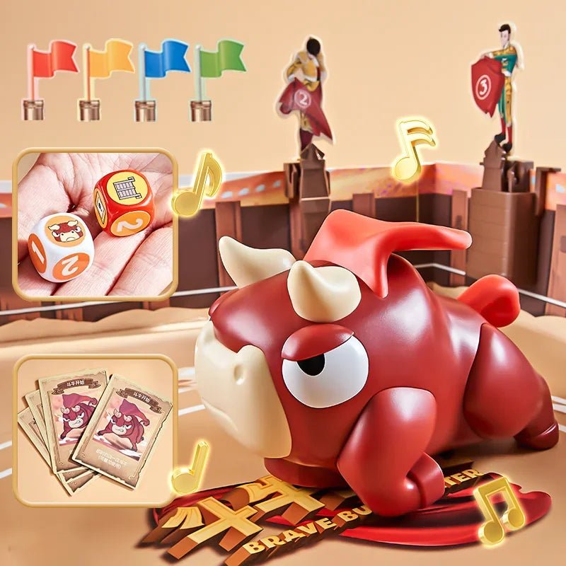 Jogo de Tabuleiro Touro - Brinquedo Montessori #Product_type# - Desenvolvimento infantil