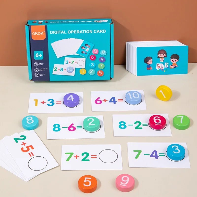 Brinquedos de Matemática Montessori - Brinquedo Montessori #Product_type# - Desenvolvimento infantil