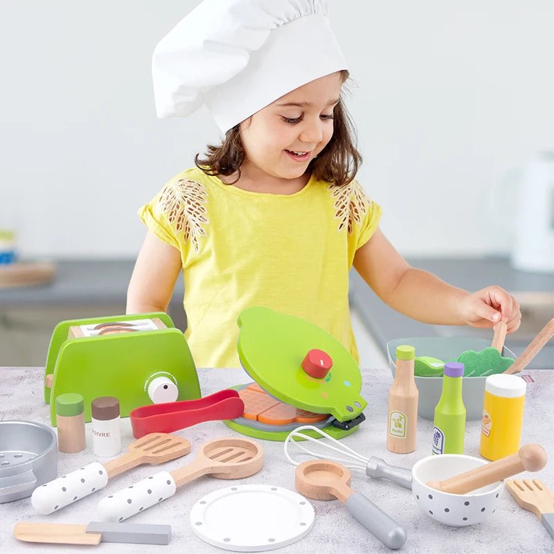 Brinquedo Cozinha Infantil Madeira - Brinquedo Montessori #Product_type# - Desenvolvimento infantil