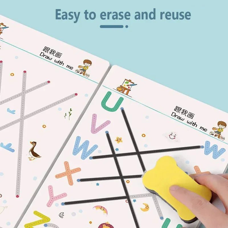 Livro de Exercícios com Traçado de Linhas - Brinquedo Montessori #Product_type# - Desenvolvimento infantil