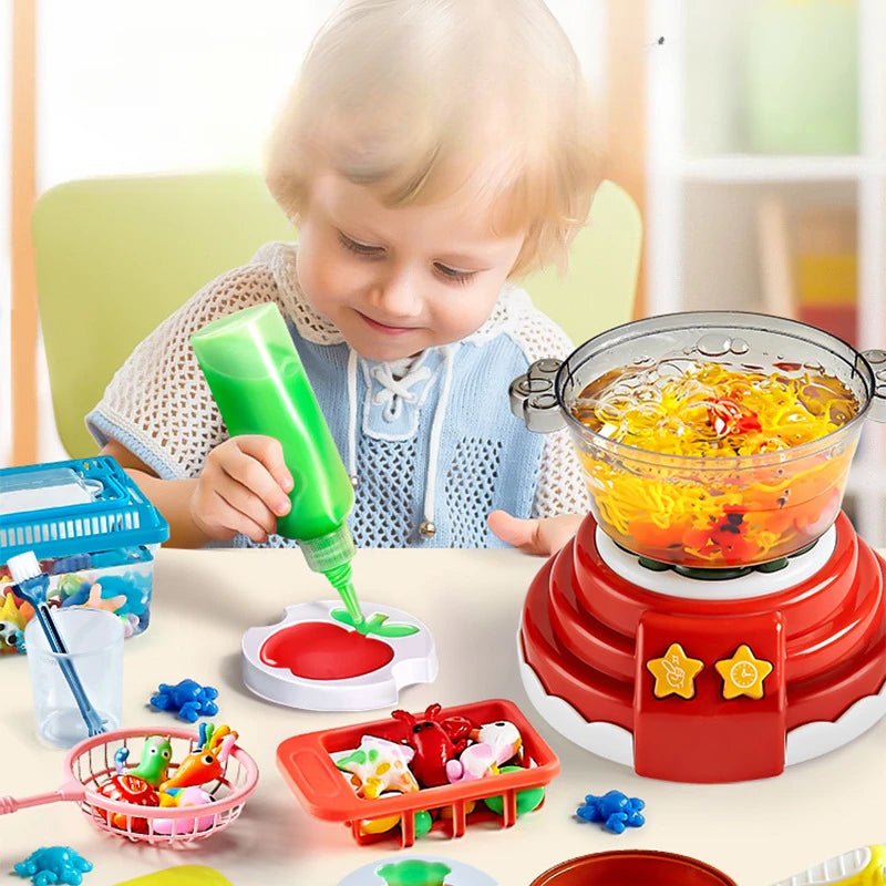 Brinquedo Panela Hot Pot - Brinquedo Montessori #Product_type# - Desenvolvimento infantil