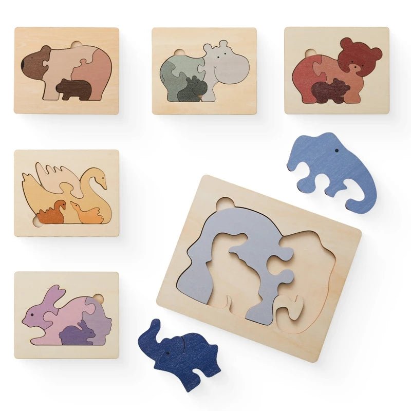 Quebra - Cabeça 3D para bebês - Brinquedo Montessori #Product_type# - Desenvolvimento infantil