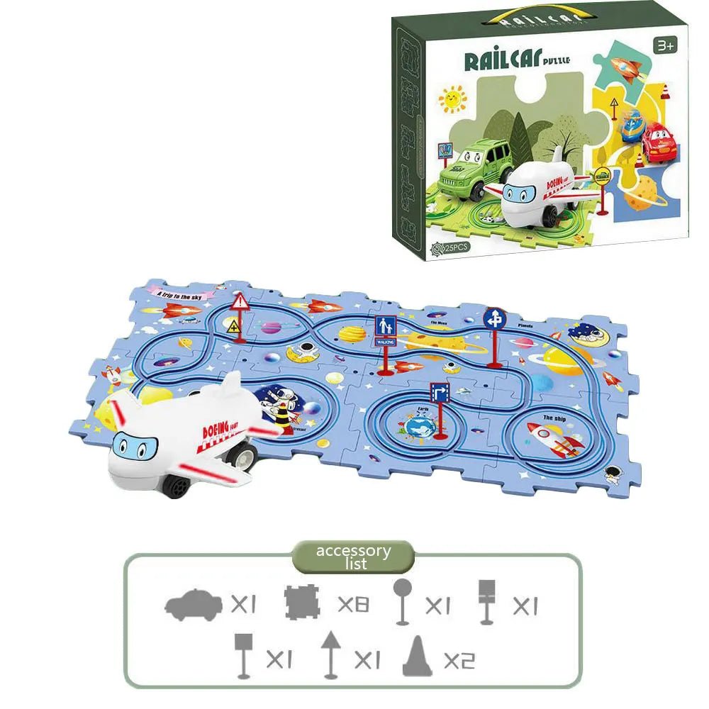 Quebra - Cabeça de Pista - Frete Grátis - Brinquedo Montessori #Product_type# - Desenvolvimento infantil
