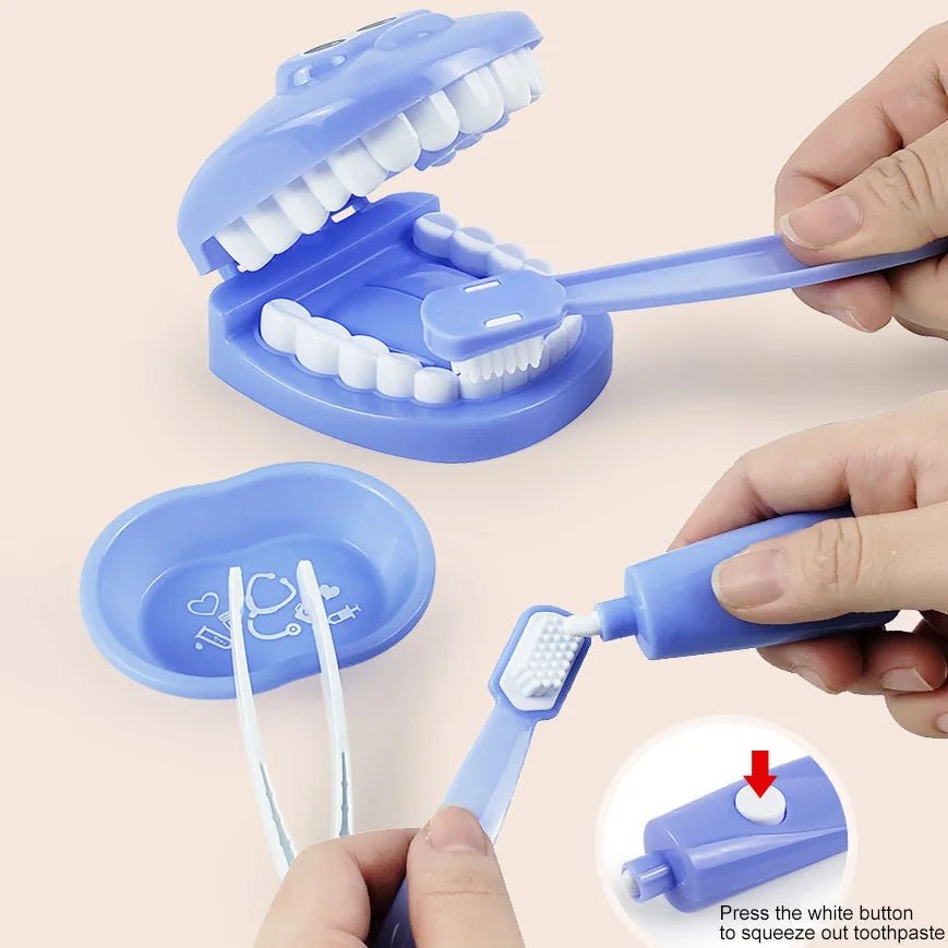 Kit Mini Dentista - Brinquedo Montessori #Product_type# - Desenvolvimento infantil