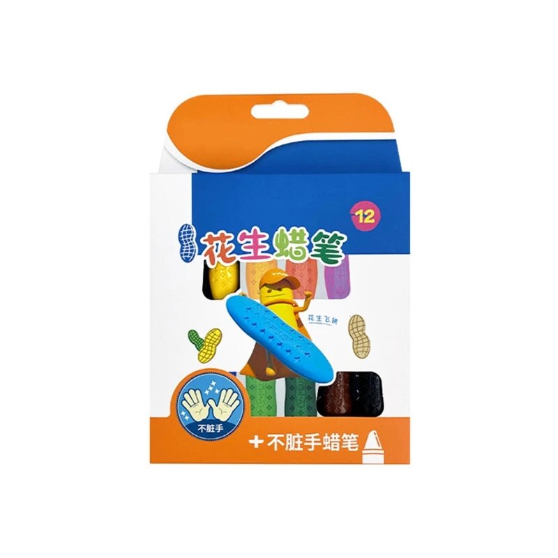 Giz de Cera em Formato de Amendoim - Brinquedo Montessori #Product_type# - Desenvolvimento infantil
