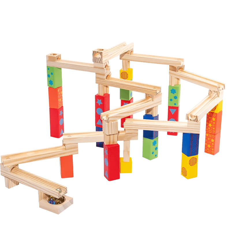 Pista de Bolinhas de Gude - Brinquedo Montessori #Product_type# - Desenvolvimento infantil