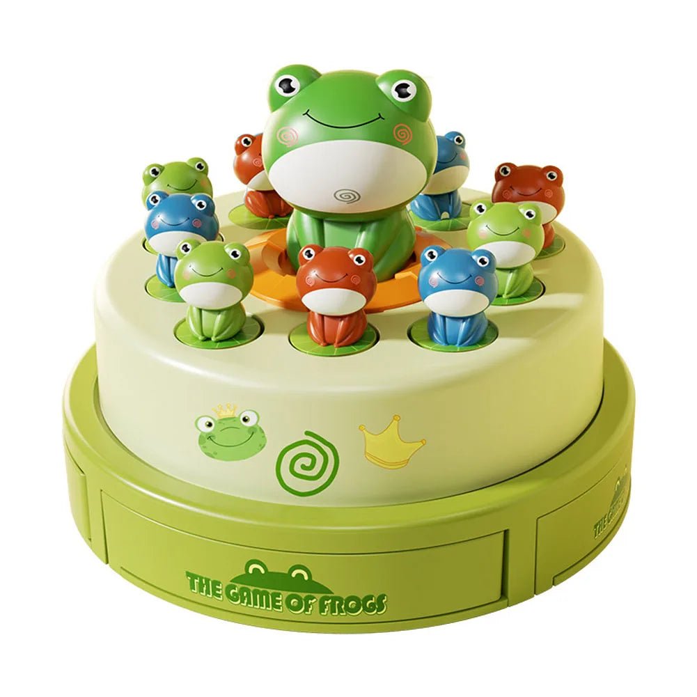 Jogo Sapos Pop - Up - Brinquedo Montessori #Product_type# - Desenvolvimento infantil