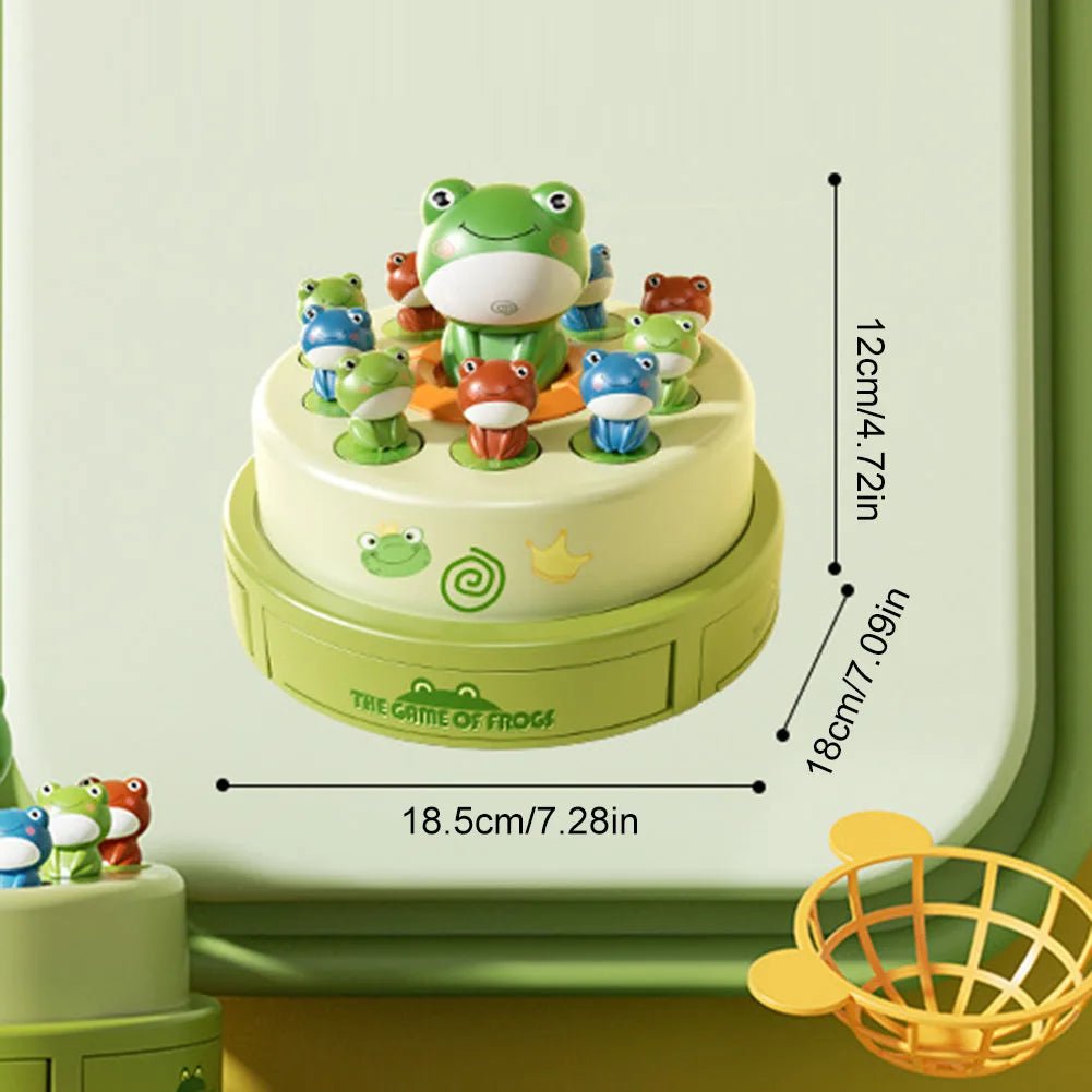 Jogo Sapos Pop - Up - Brinquedo Montessori #Product_type# - Desenvolvimento infantil