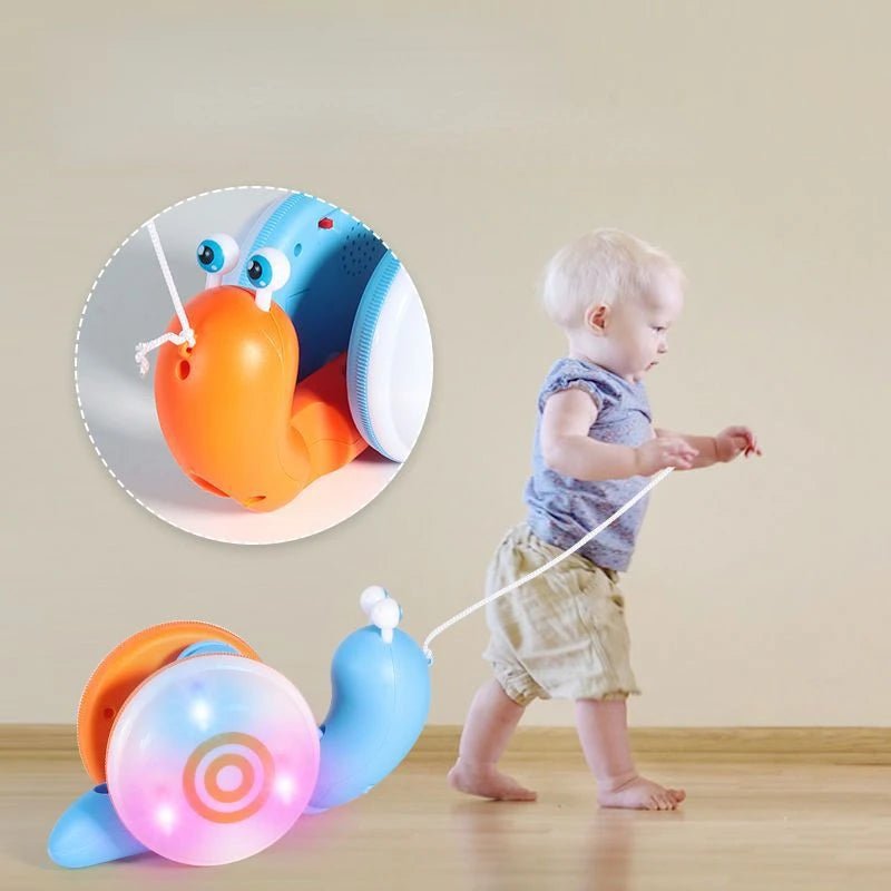 Caracol com Som e Luzes - Brinquedo Montessori #Product_type# - Desenvolvimento infantil