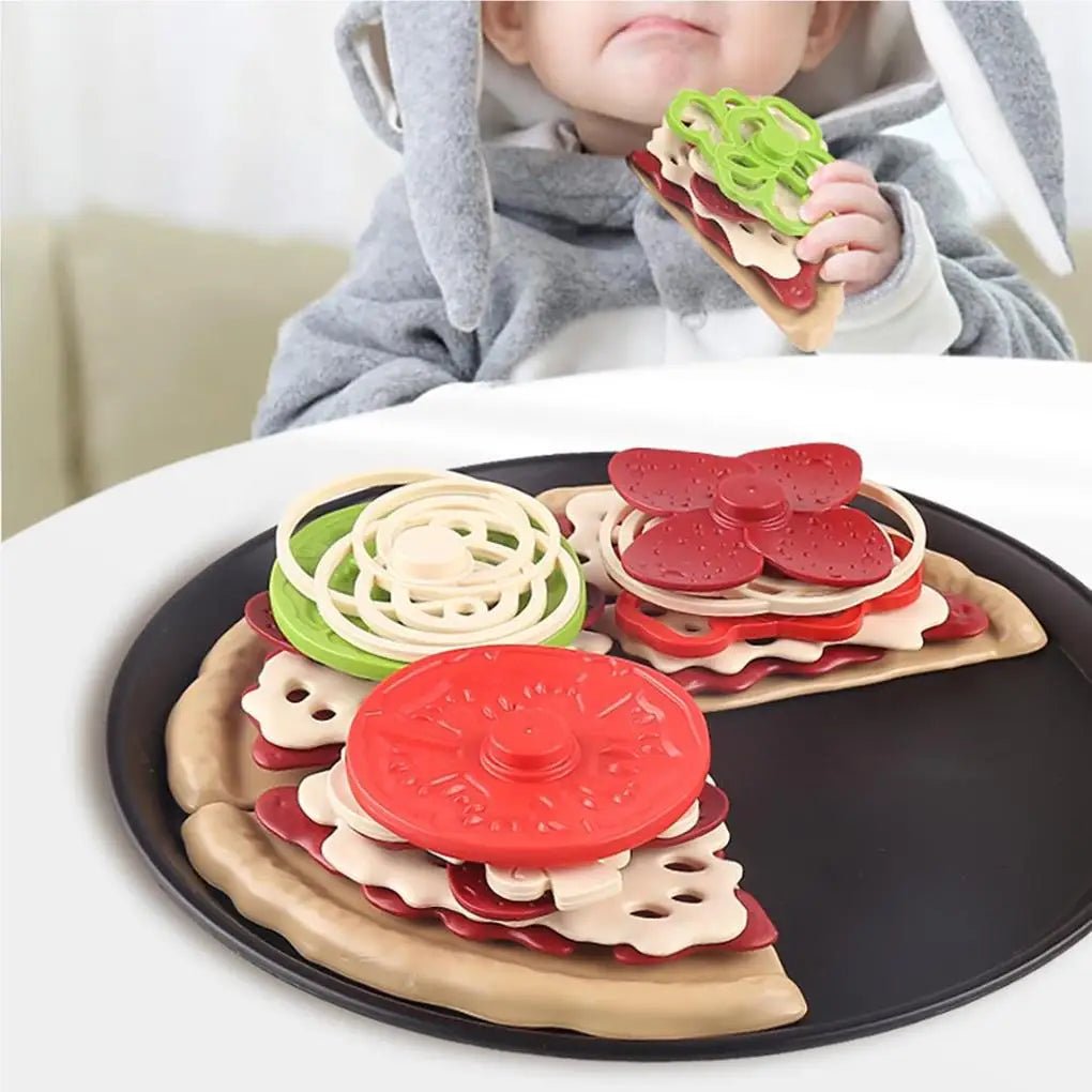 Kit Pizza de Brinquedo - Lançamento - Brinquedo Montessori #Product_type# - Desenvolvimento infantil