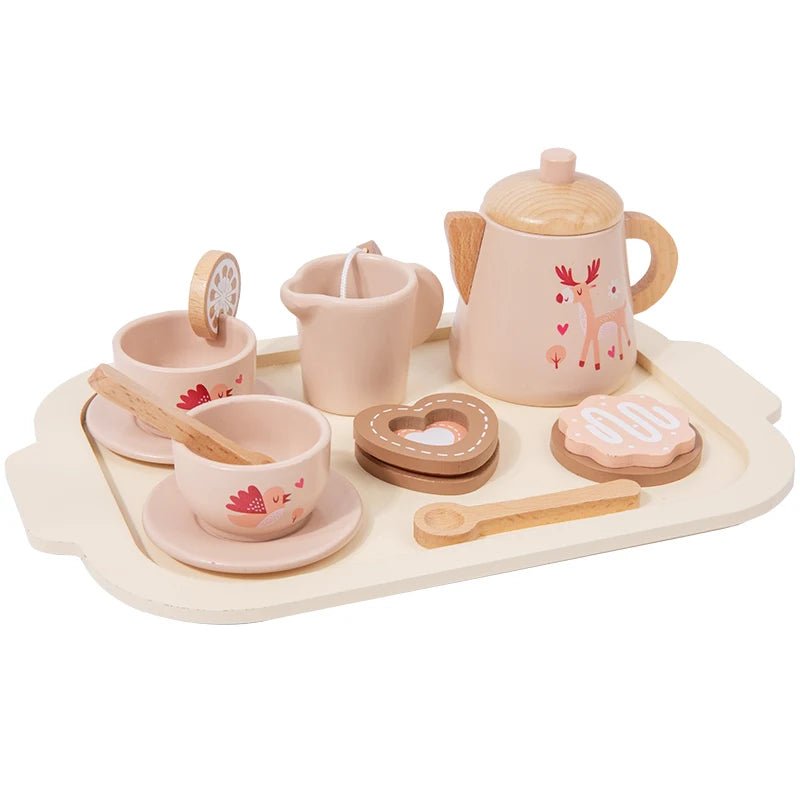 Brinquedo Kit Café da Tarde Madeira - Brinquedo Montessori #Product_type# - Desenvolvimento infantil