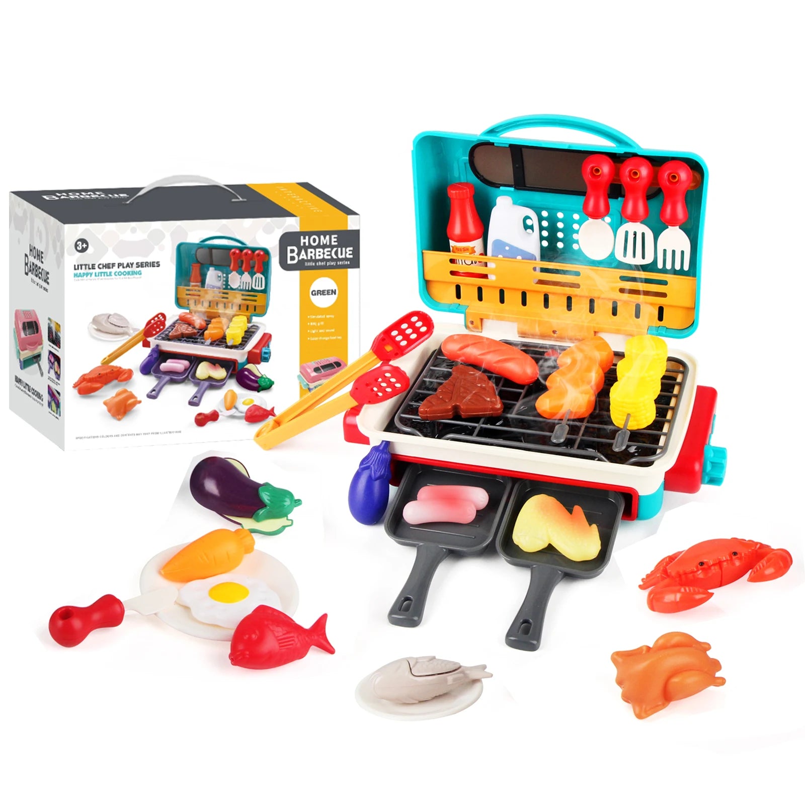 Brinquedo Churrasqueira e Acessórios - Brinquedo Montessori #Product_type# - Desenvolvimento infantil