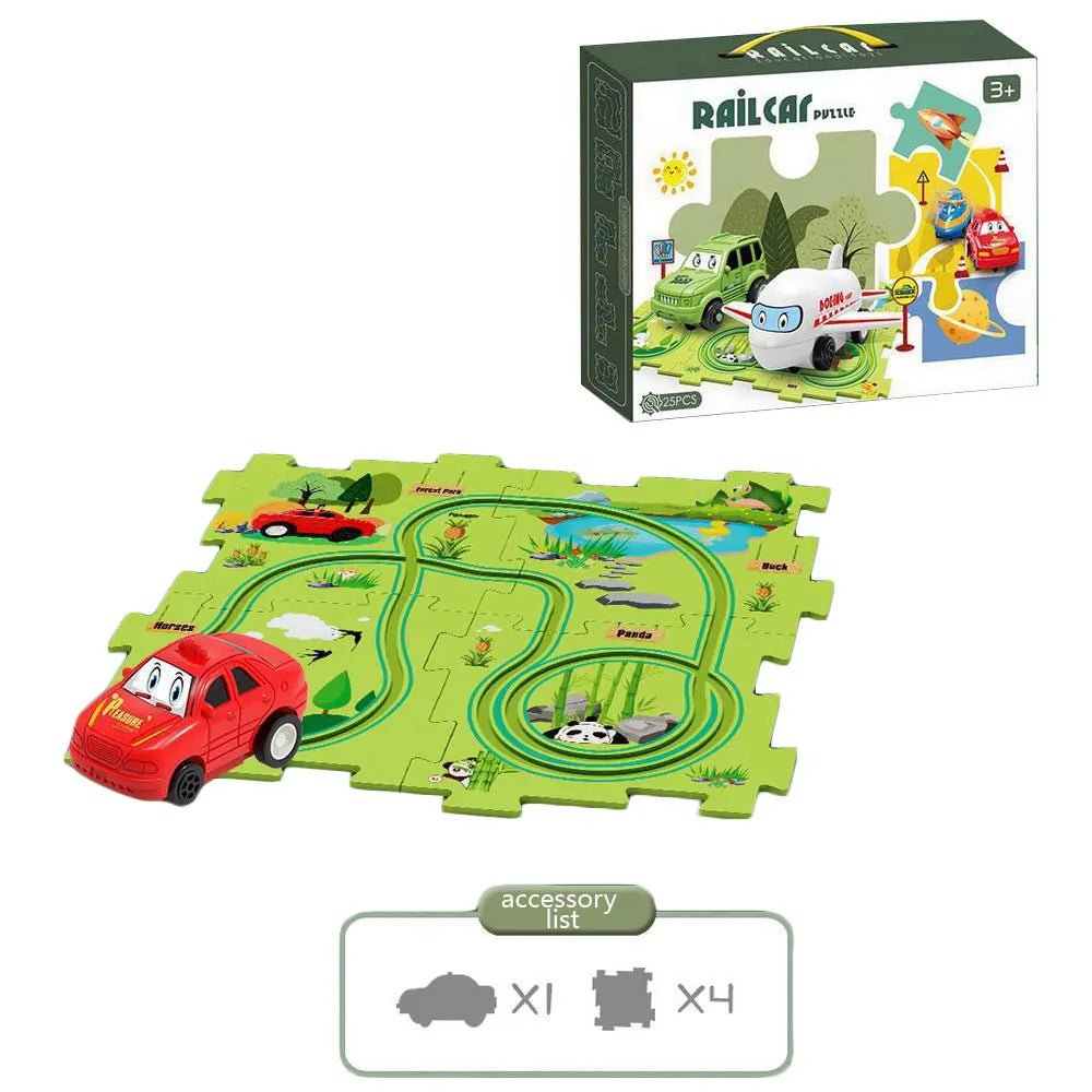 Quebra - Cabeça de Pista - Frete Grátis - Brinquedo Montessori #Product_type# - Desenvolvimento infantil
